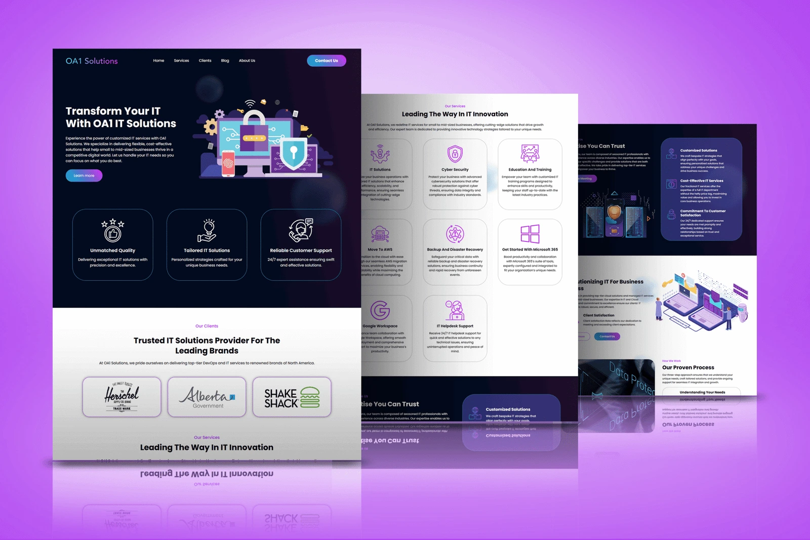 Full Oa1Solutions website presentation