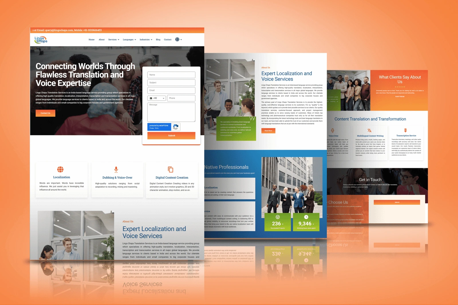 Full Lingochaps website presentation