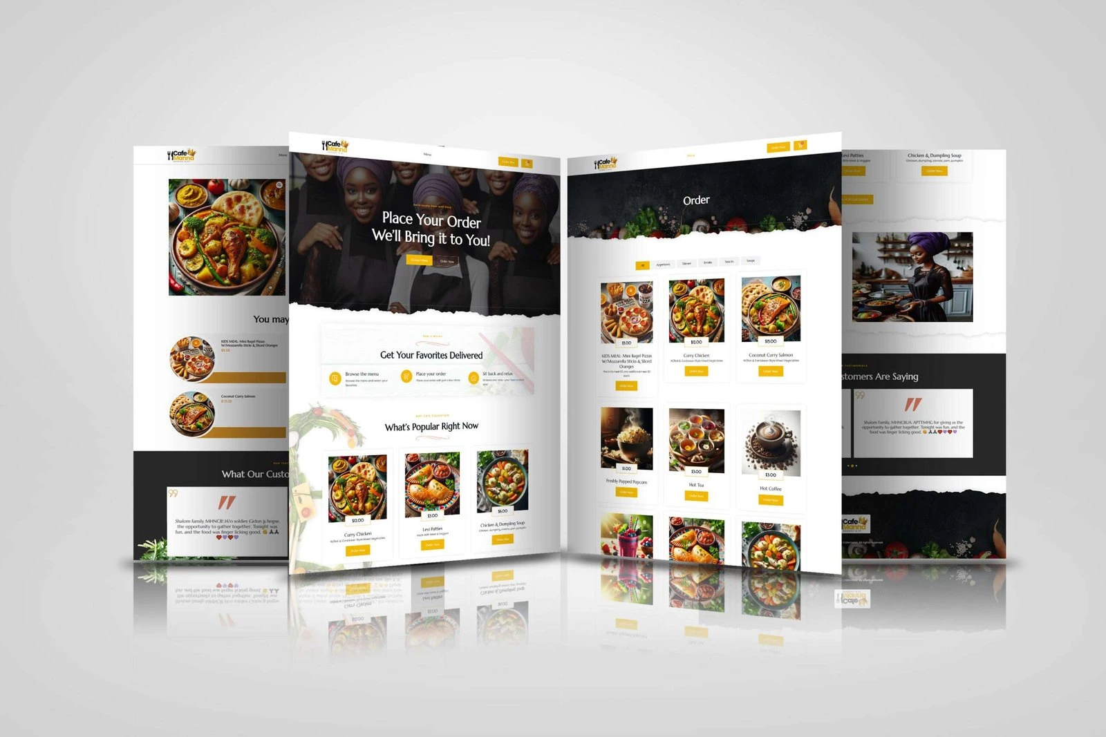 Full Cafemanna website presentation