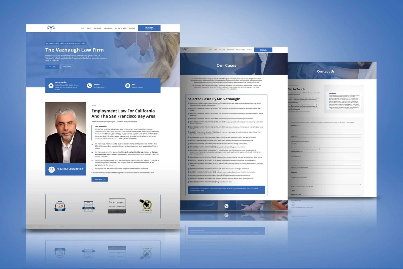 Full Cajoblaw website presentation