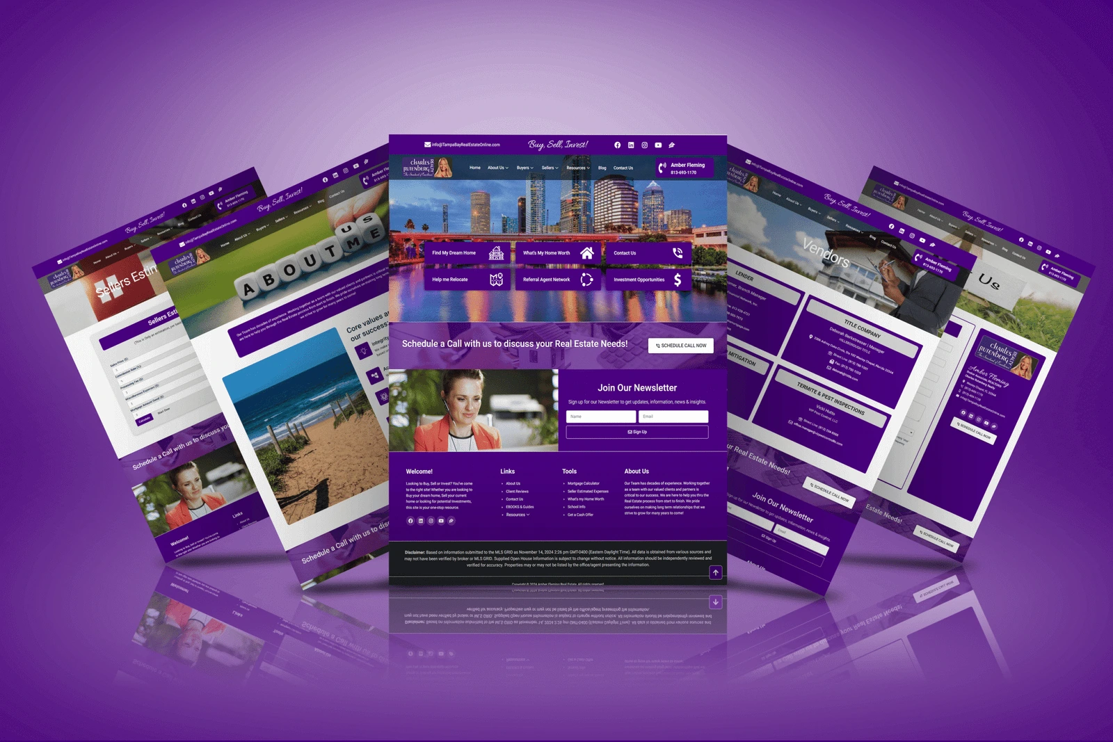 Full Tampabayrealestateonline website presentation